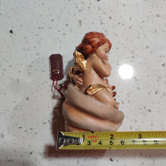 Vintage Savelli ROMA Ceramic  Cherub Angels Ornament Teddy Bear And Secret HTF - Picture 9 of 11